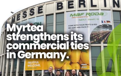 Fruit Logistica: Myrtea refuerza sus lazos comerciales en Alemania.