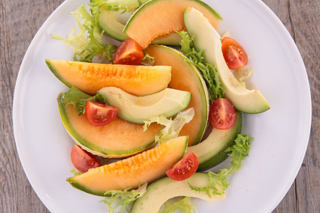 ensalda de melón cantaloupe